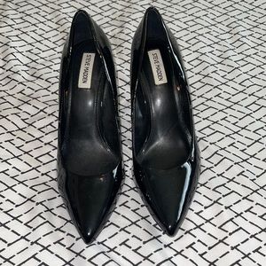 Steve Madden patent leather pointed toe pumps